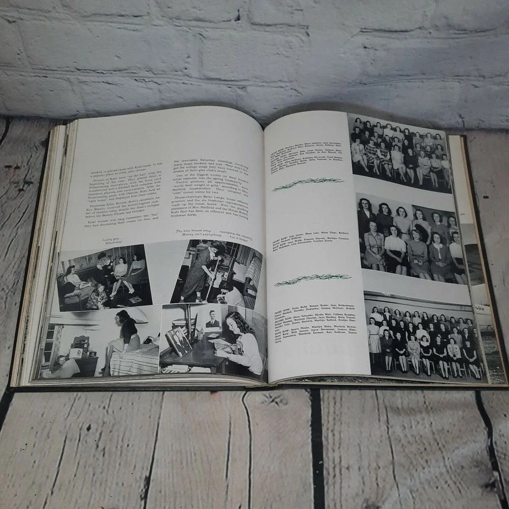 Bowling Green State University The Key 1947 Yearbook Large Annual VTG College OH
